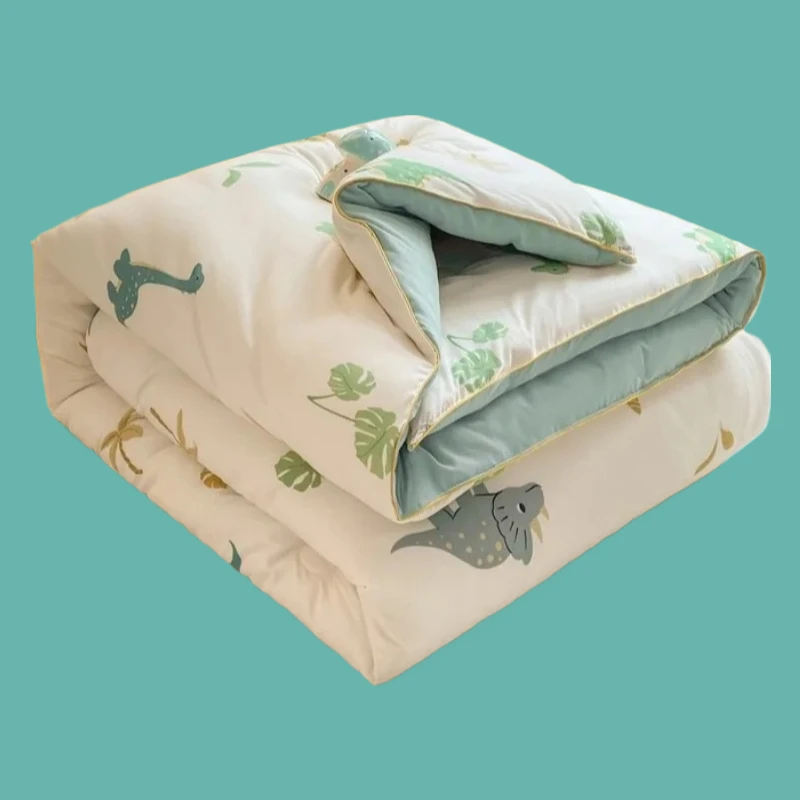

Printed Class A Raw Cotton Soybean Quilt Thickened Spring and Autumn Quilt Soybean Fiber Winter Quilt