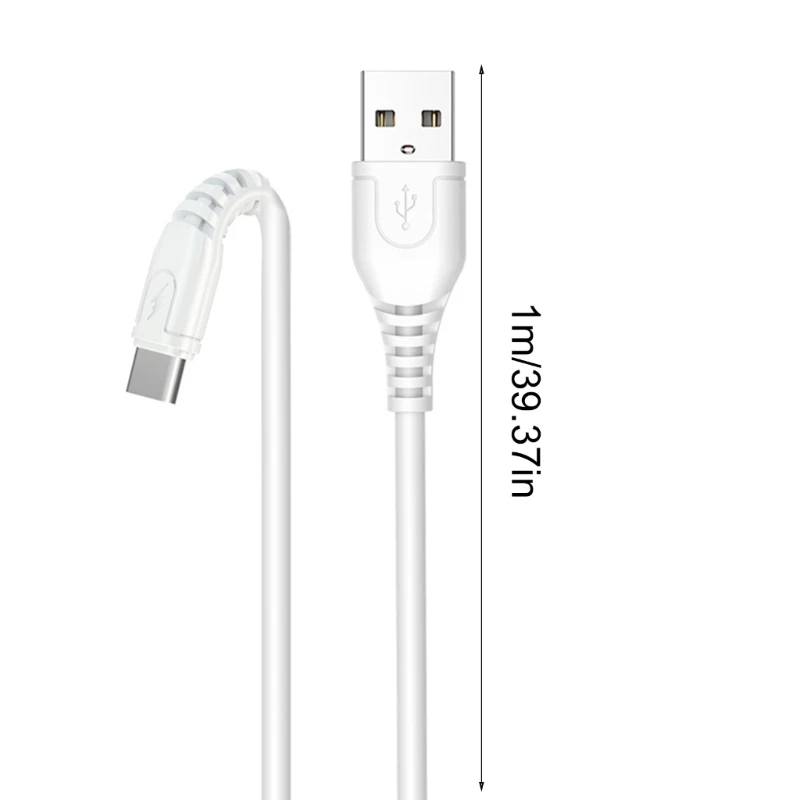 Flashing Charging 6A USB Type C Cable for 60 120W Fast Charging USB C Cord Cable for USB C