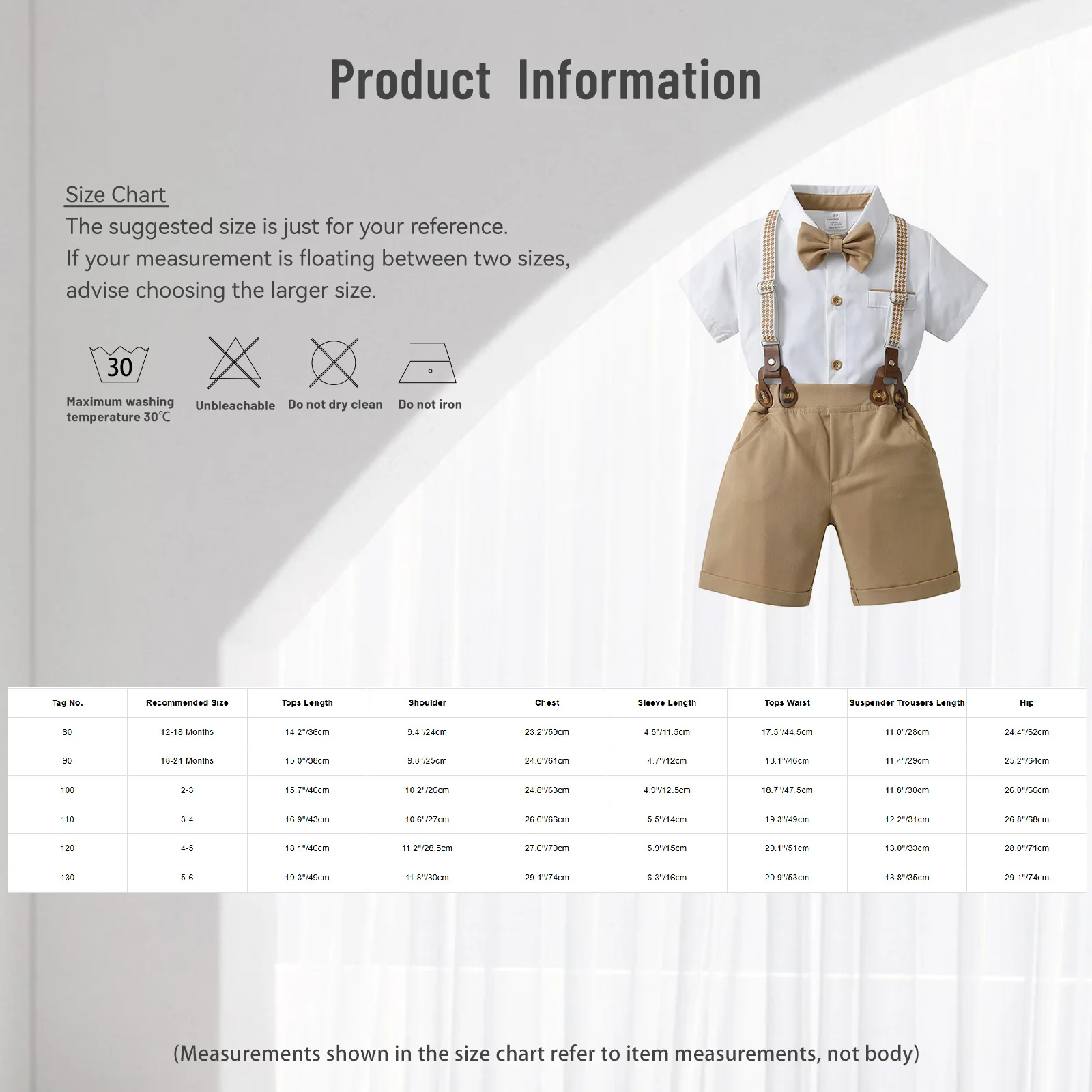 طفل الفتيان قصيرة الأكمام شهم زي التلبيب زر Bowknot قمم قميص الحمالة السراويل السراويل دعوى حزب التصوير الزي