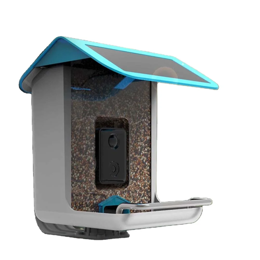 

STLFWildlife Wifi CamerassAI Recognize Bird Species Smart Bird Feeder for Outdoor Garden with Solar Panel