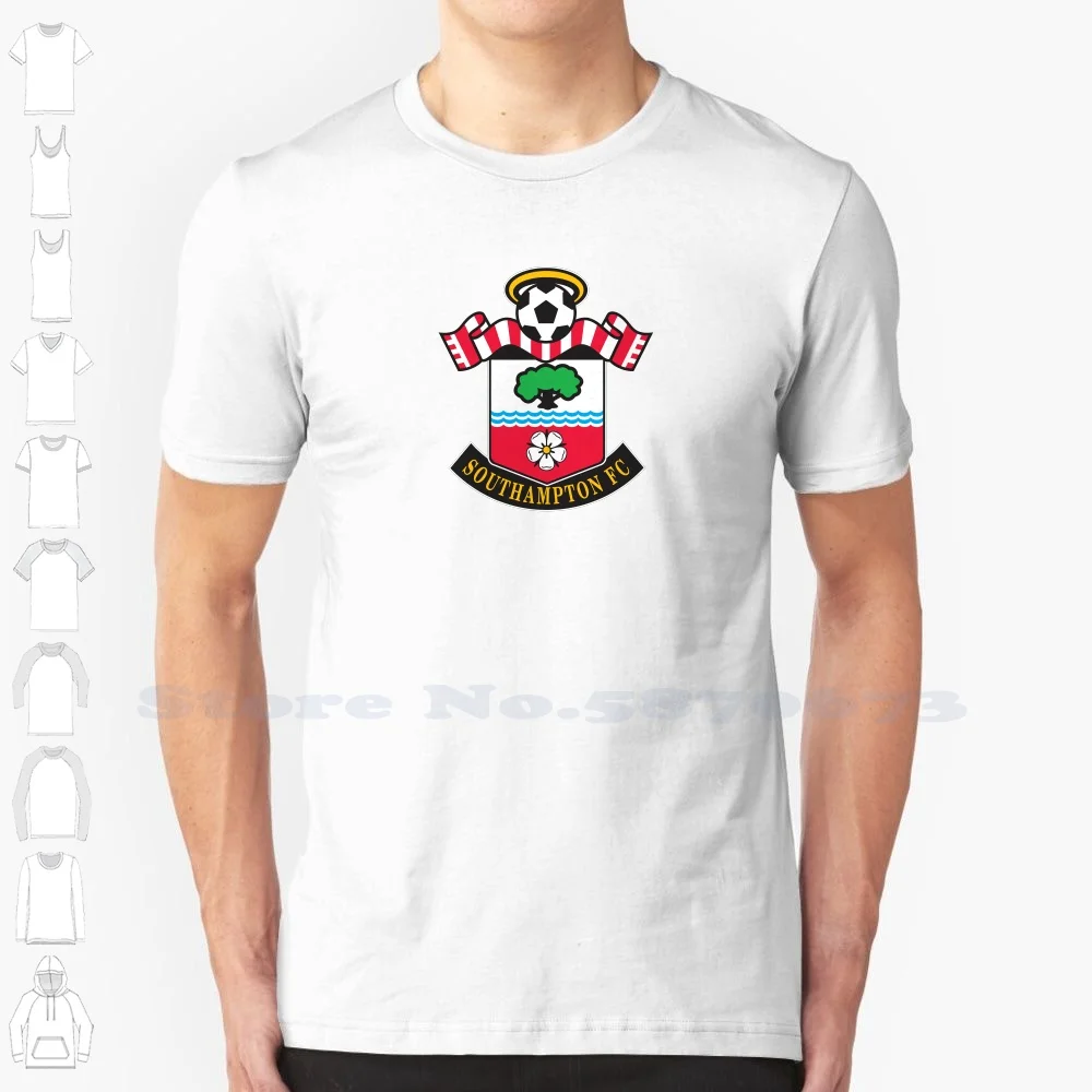 Southampton Logo Casual Streetwear Print Logo T-shirt Graphic 100% Cotton Tee