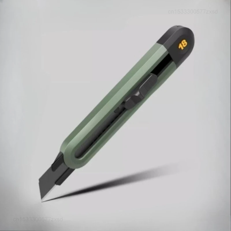 DELI-SK2 Kantoorschaar met zwart mes Hoogwaardig gereedschap met automatische vergrendelingsknop voor papiersnijden en kantoorbenodigdheden