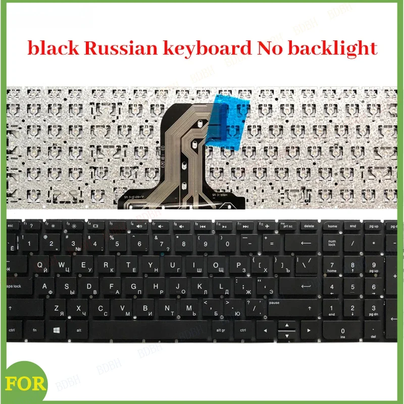 NEW For HP 250 G4 255 G4 256 G4 250 G5 255 G5 256 G5 15-AC 15-AY 15-AF 15-BA 15-BD 15-BF Russian/US/Spanish laptop keybaord