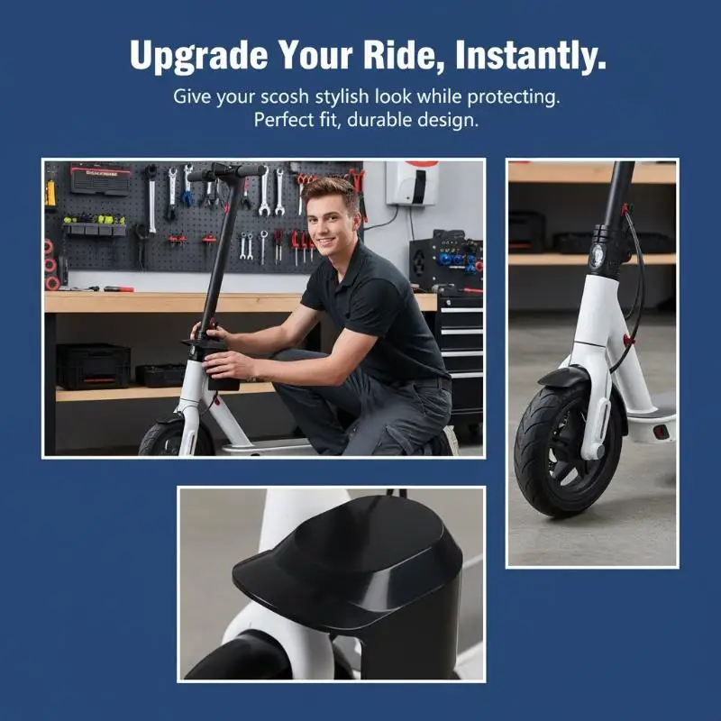 

5 5 Pro Scooter Front Fork Cover Durable Plastic Guard Decoration for City Commuters