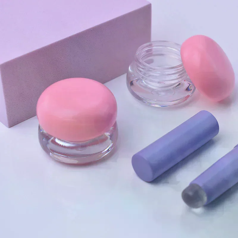 5g Mini Cosmetic Empty Jar Pots Makeup Skincare Container Face Cream Box Lip Balm Box Refillable Lips Glaze Container Travel