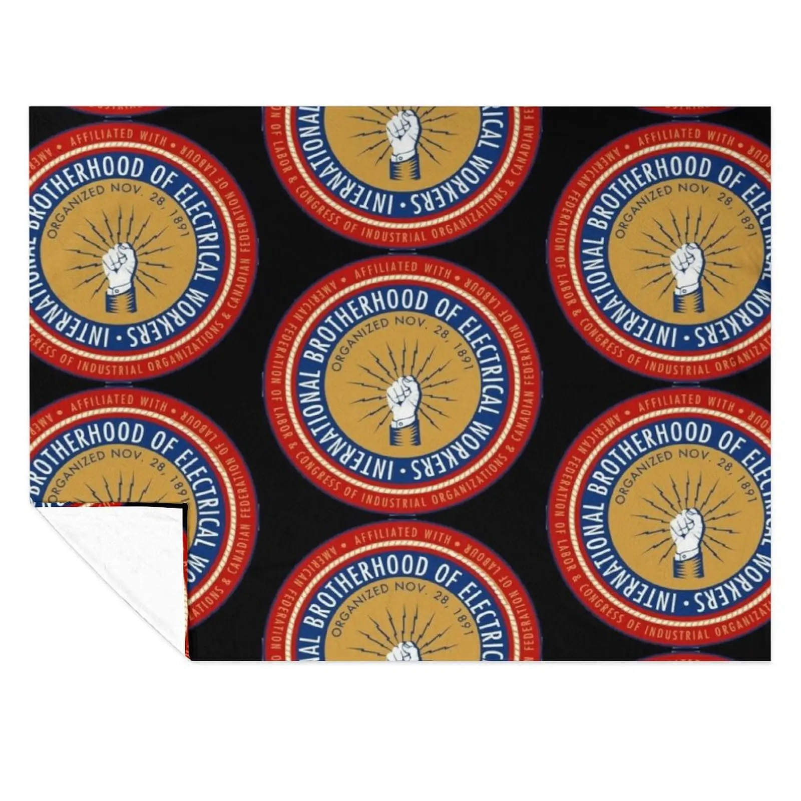 

IBEW electrician - Cool Throw Blanket Personalized Gift Furry funny gift Picnic Blankets