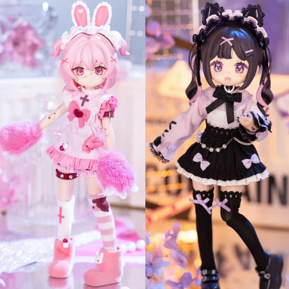 متوفر في المخزون الحرية مطالبة الإلكترونية لطيف الحيوانات الأليفة 1/12 BJD صندوق أعمى عمل الشكل دمية العصرية لعبة الحلي الشكل لطيف صبي فتاة هدية