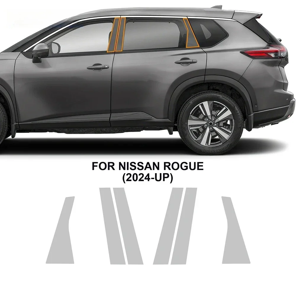 

Car Headlight Rearview Film B C Pillars TPU Protection Film For Nissan ROGUE 2024 2025 Pre-cut PPF Anti-scratch Kit Clear Bra