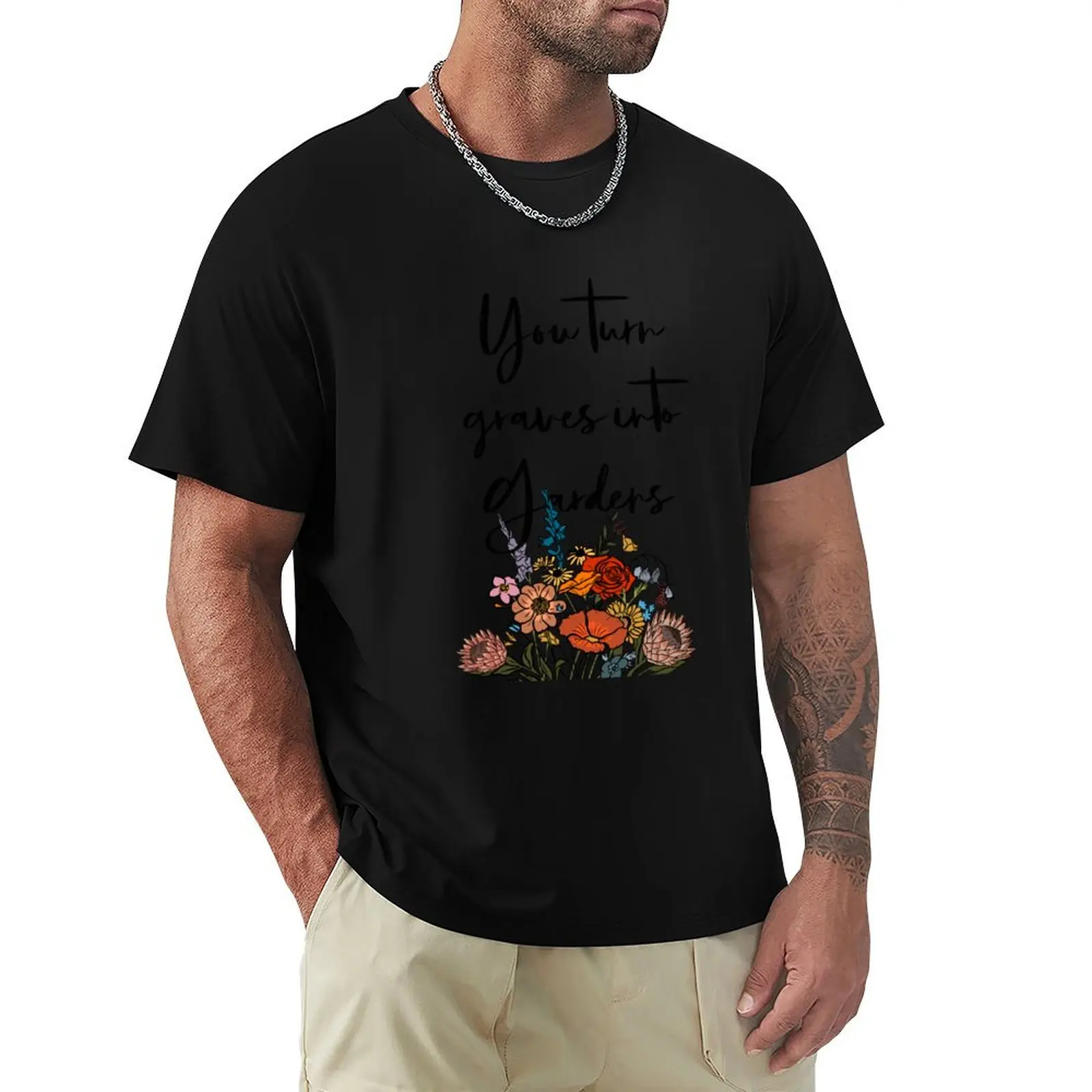 Graves Into Gardens T-Shirt rapper graphic tees plus size clothes shirts graphic tees men clothing