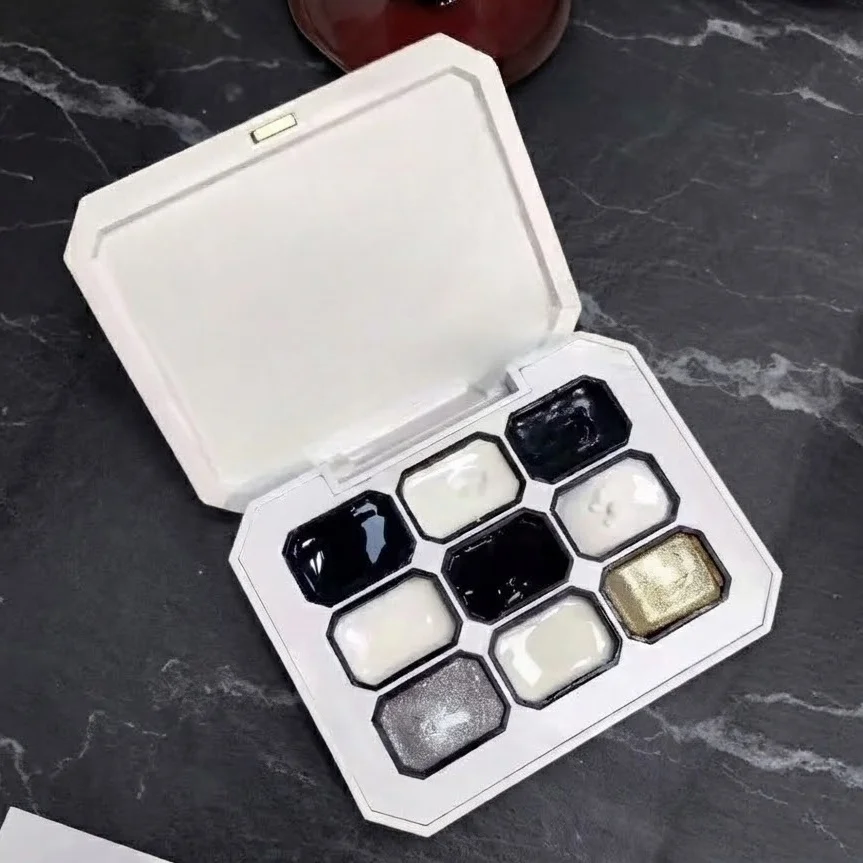 9-Color Solid Nail Polish, black,white Painting Gel, High Saturation Popular Solid Nail Polish, Used for Nail Art image 4