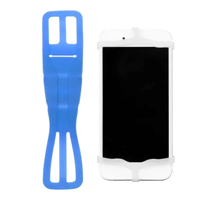 Anti-Slip Security Silicone Band Replacement Silicone Strap for Cell Phone Mount Holder on Bike/Bicycle/Motorcycle/Handlebar