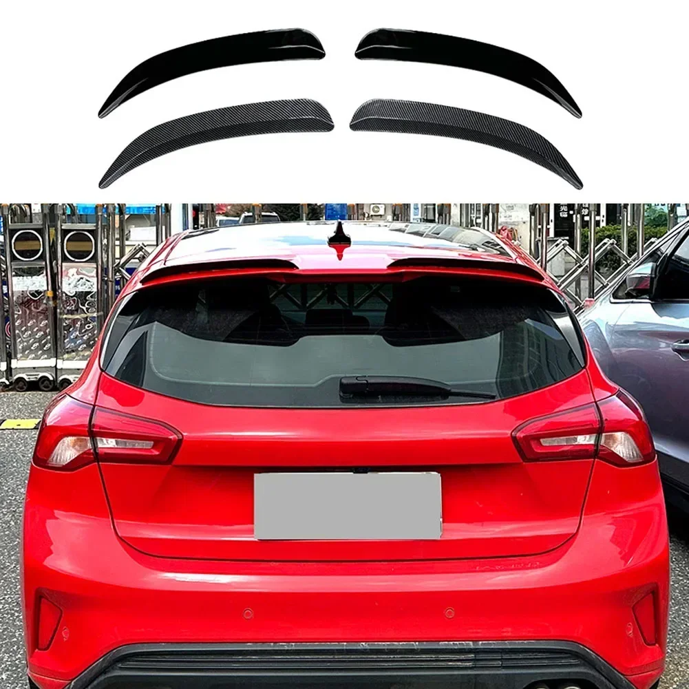 Car Fixed wing Trunk Spoiler Fit For  Ford Focus ST Line Hatchback 2019-2022 Tail wing Car Accessories