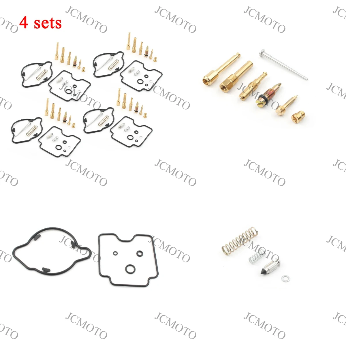 4Sets for Honda CBR 600 F2 CBR600 1991 1992 1993 1994 CBR600F2 Motorcycle Carburetor Carb Rebuild Kits
