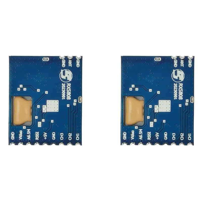 

Цифровой модуль беспроводного аудио-видеоприемника A51I 2X 5.8ГГц RX5808, 3.5-5.5В, 7-канальный, стандартная частота