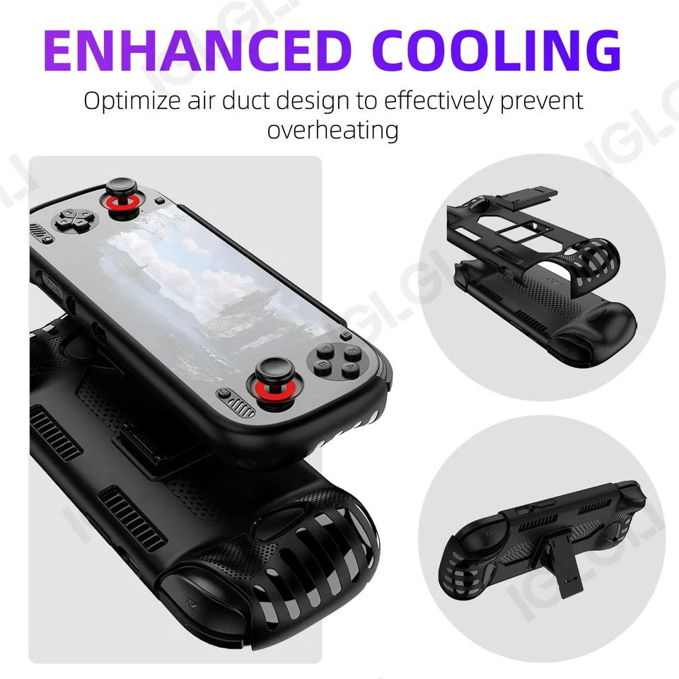 TPU Case for AYN Odin 3, Anti-Slip Ergonomic Grip Gaming Console