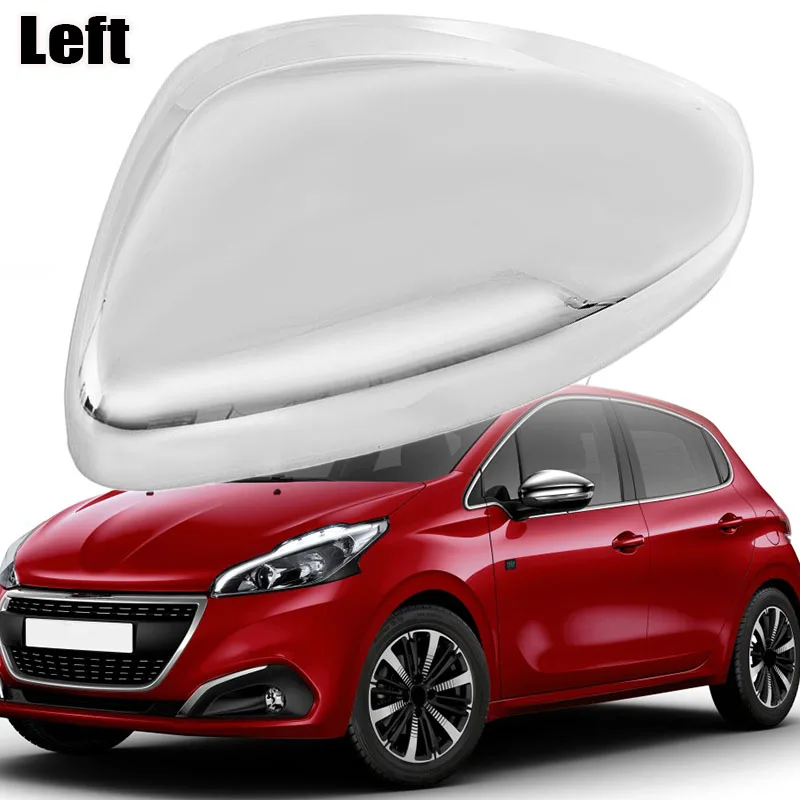 Rearview Mirror Housing For Peugeot 208/2008 Citroen C3 Left/Right Door Side Wing Mirror Cover Caps Car Exterior Accessories