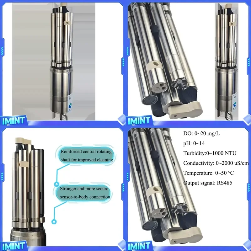 DS2100 Multi-parameter Water Analysis PH Turbidity DO Conductivity ORP Temperature All-in-one Multi-parameter Sensors