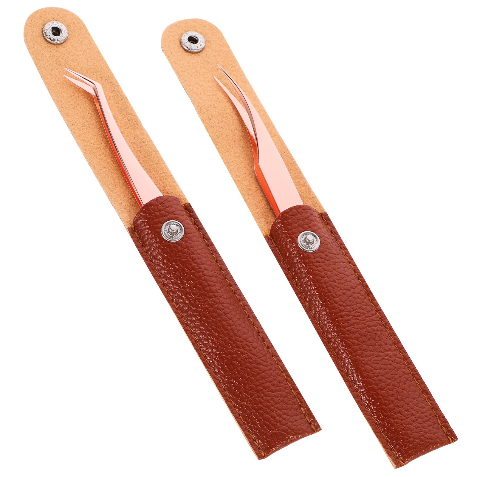 4Pcs Eyelashes Tweezers Set Stainless Steel Precision Lash Tweezers for Eyelash Extension Curved Dolphin Shape Makeup Tool