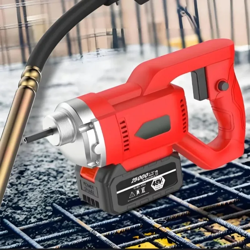 Rechargeable Handheld Concrete Vibrating Rod Lithium Battery High Power Construction Vibrator
