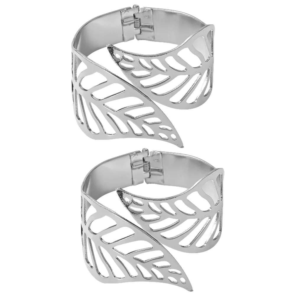 2 قطعة سبائك الستار جوفاء ورقة الستار تحديد أبازيم تصميم لا لكمة اللازمة لغرفة المعيشة غرفة نوم اكسسوارات الديكور المنزل