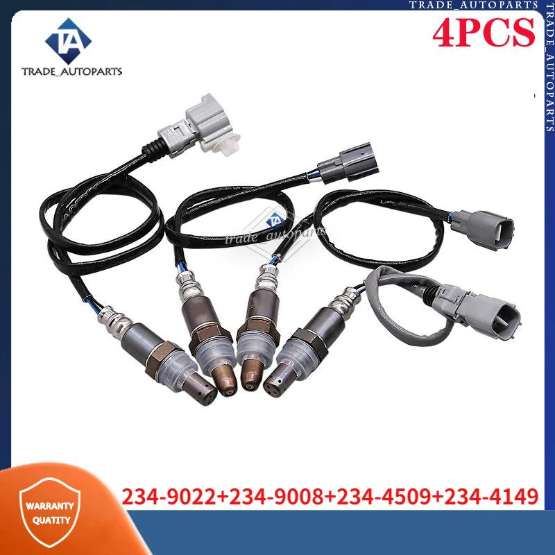 

234-9022 234-9008 234-4509 234-4149 For 2008-2009 Lexus RX350 Toyota Highlander 3.5L Upstream & Downstream Oxygen O2 Sensor 4Pcs