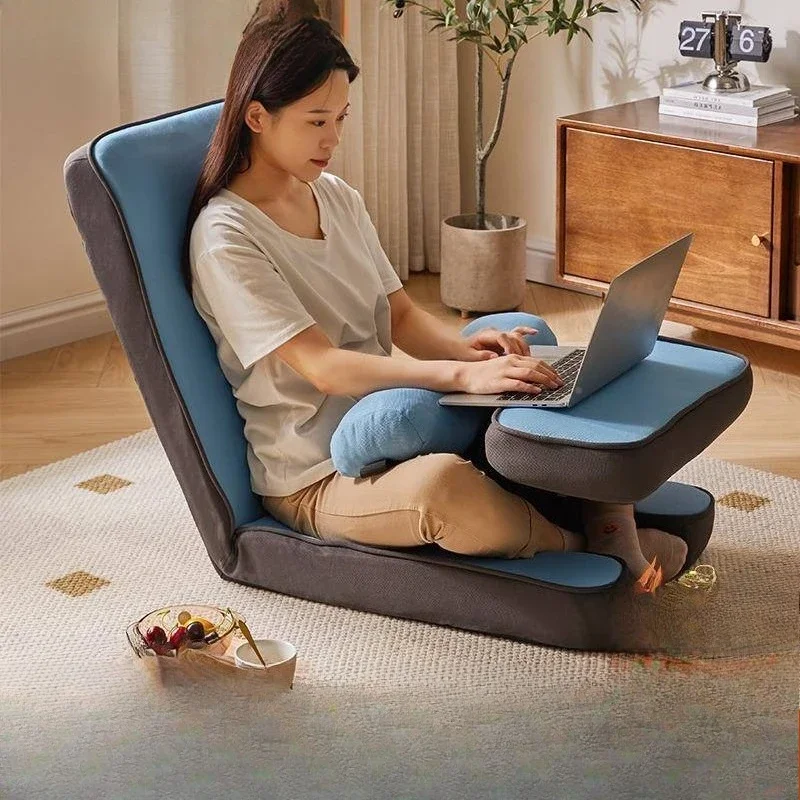 Sofa reclining and sleeping folding single chair couch couch 5 meters bay window leisurely chair balcony small leisure