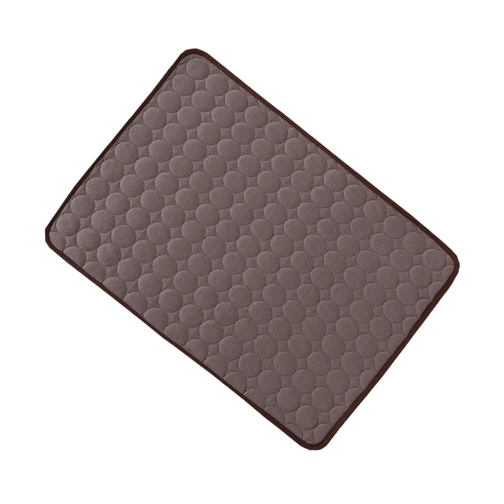 Pet Summer Cooling Mat Dog Bed Smooth Breathable Foldable Crate Kennel Travel Cooling Pad for Cats Dogs