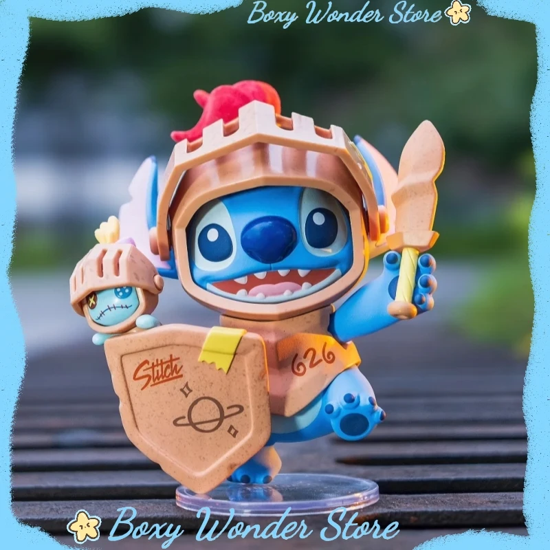 

Authentic Stitch City Adventure Series Blind Box Creative Desktop Ornaments Girls Gift Collectible Figures Trendy Toys