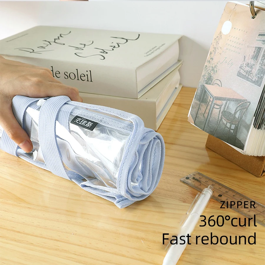 Test di File trasparente speciale borsa da viaggio per ufficio per studenti di grande capacità semplice ispessimento borsa impermeabile per la conservazione delle informazioni