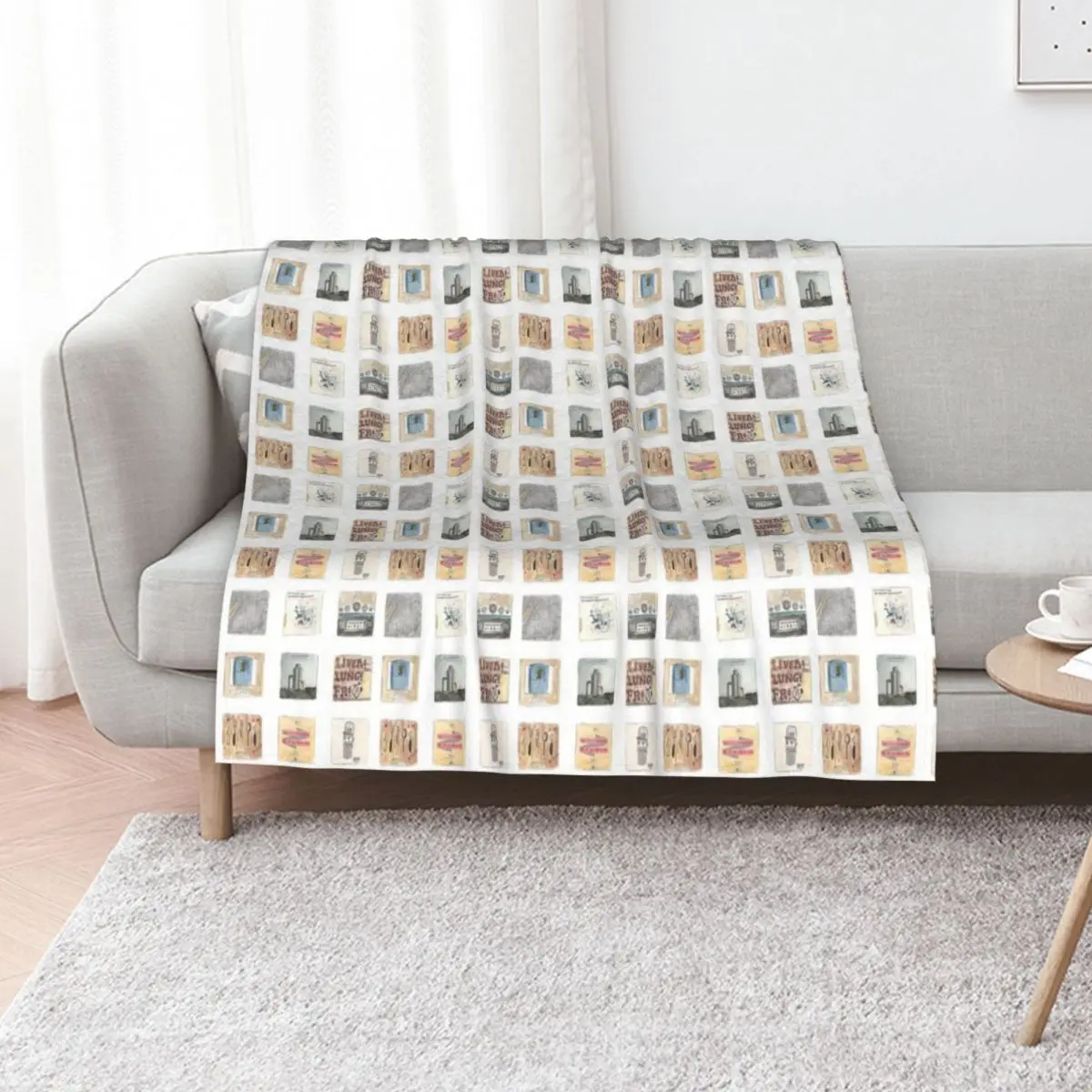 Watercolour albums - Frightened Rabbit Throw Blanket Fashion Sofas Thermal funny gift Giant Sofa Travel Blankets