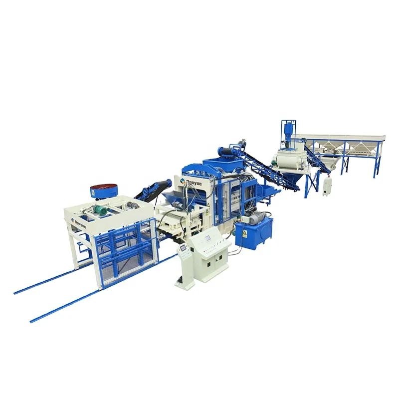 Automatic Interlocking Paving Brick Machine for Driveways Gardens Landscaping Concrete Blocks