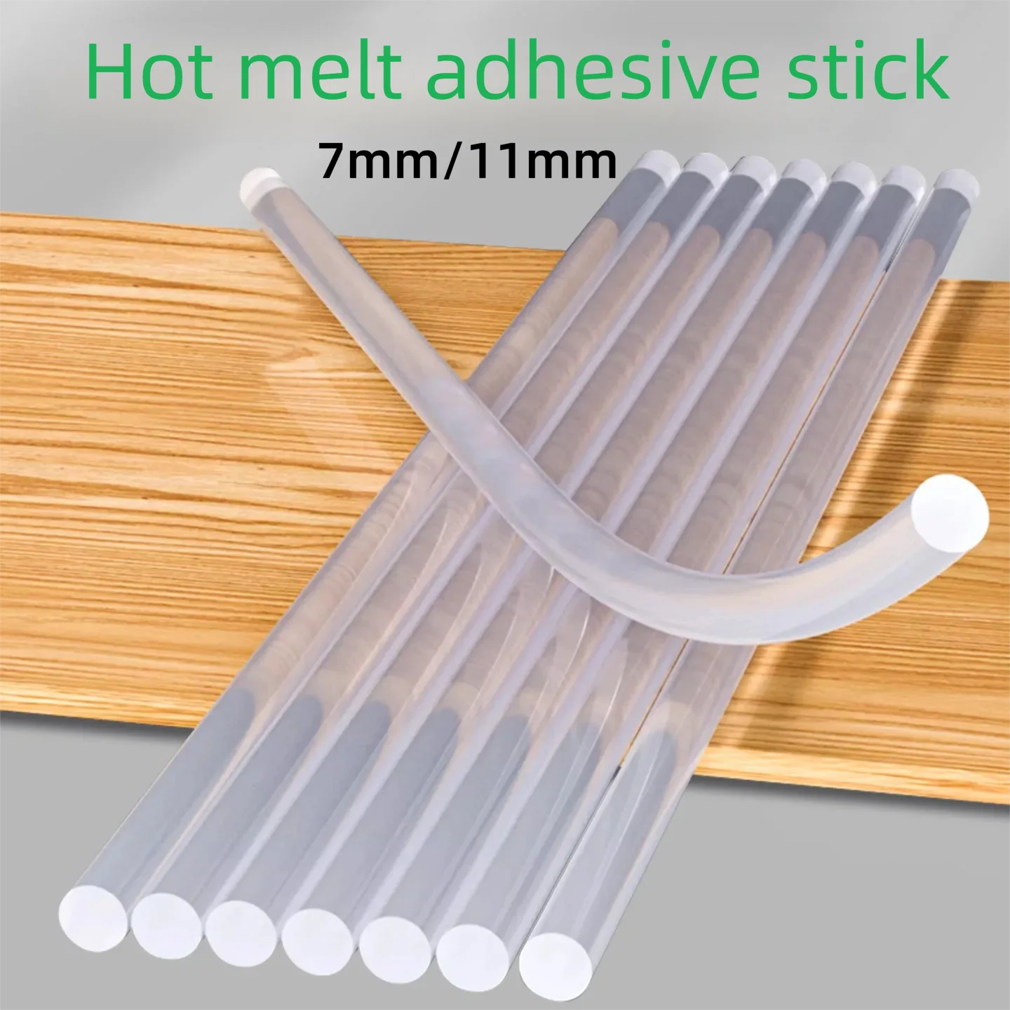 10-100Pcs Hot Melt Glue Sticks Dia 7mm/11mm Translucent Strong Viscosity for Glue Gun DIY Home Industrial Repair Adhesive Rods