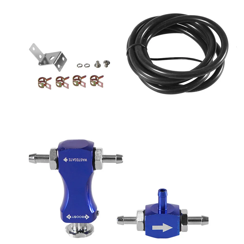 Manual Boost Controller Compatible with For Turbocharged Engines Featuring Aluminum Construction and Complete Installation Kit