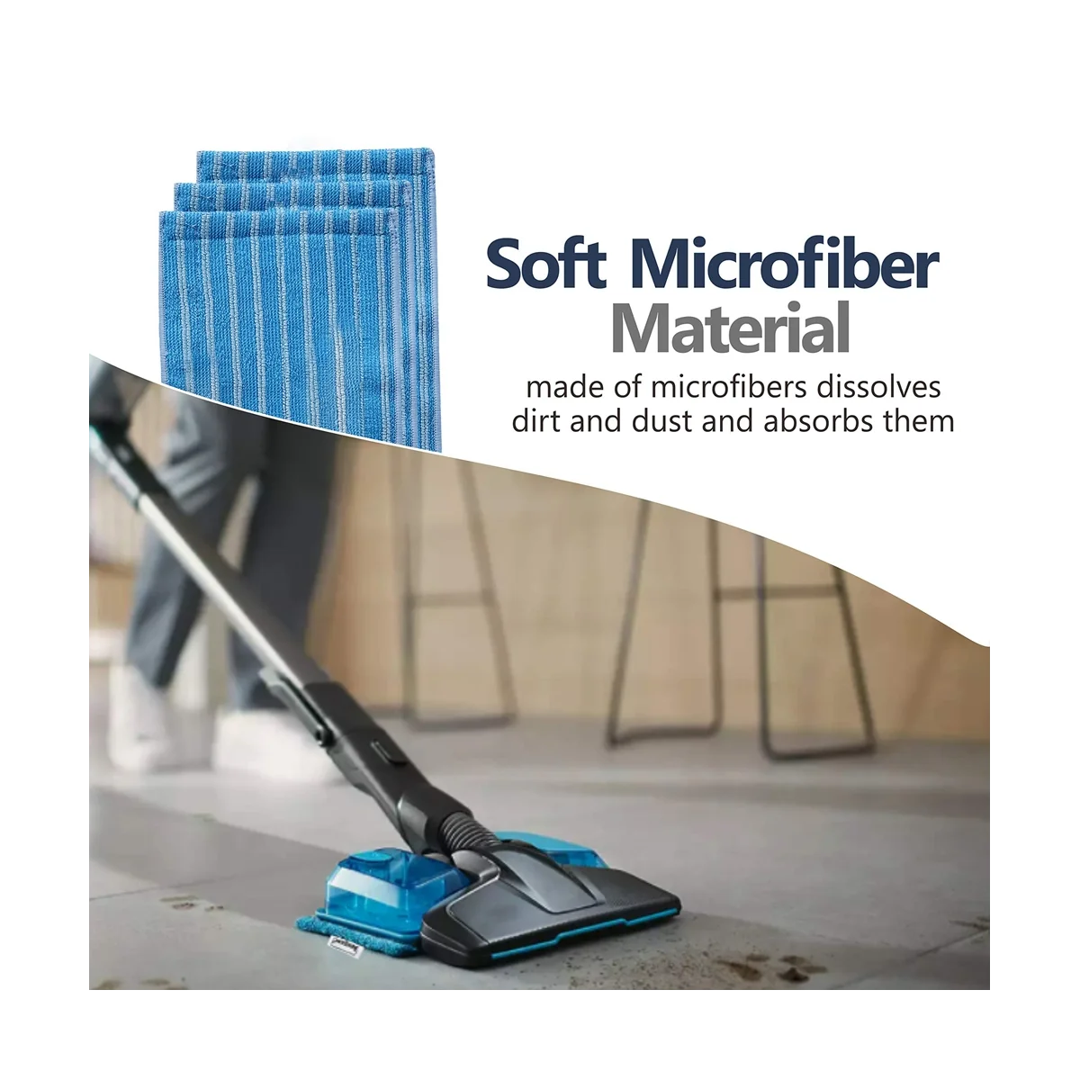 Nakładka do mopa kompatybilna z akcesoriami do odkurzaczy XV1700/01 SpeedPro Max/ Aqua