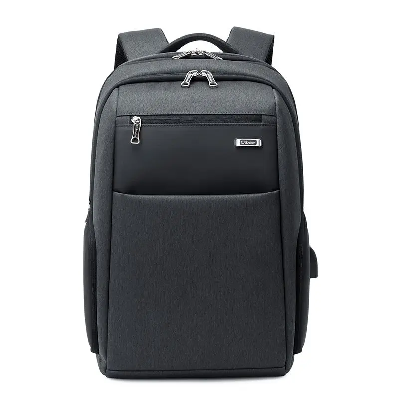 WIERSOON Black Backpack 40L Expandable  Men for 15.6 Inch Laptop Backpacks Male Large Capacity Mal