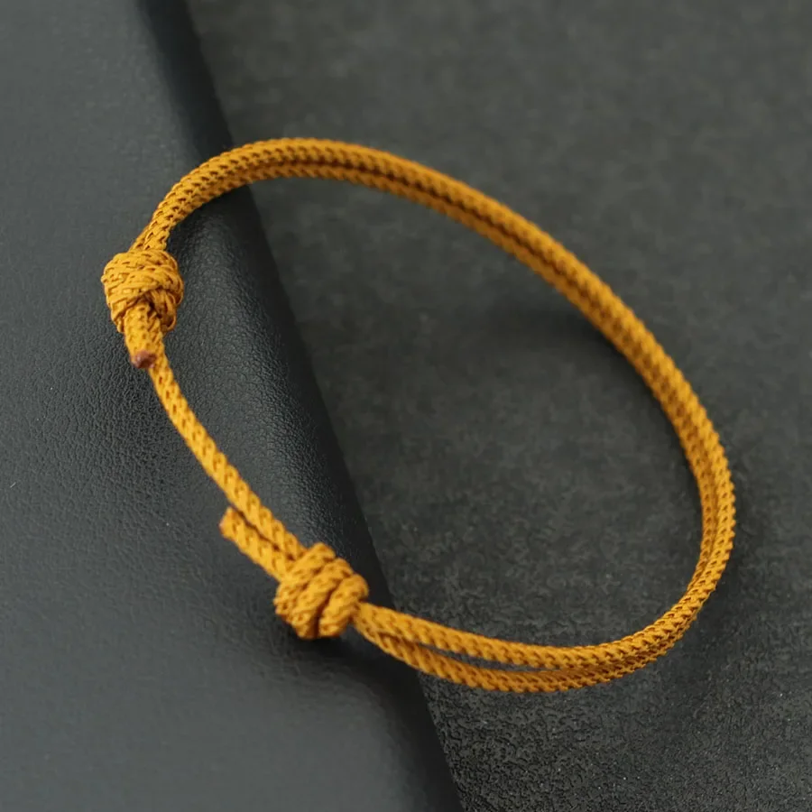Simple Bracelet For Boyfriend Husband Handmade Weaven Sliding And Adjustable Rope Braslet Homme Anniversary Gift Man Brazlet