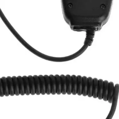 SSM-17A Noise Canceling Speaker Microphone ABS Black PTT Button Clip On Mic For Handheld Two Way Radio Talkie Outdoor Tool