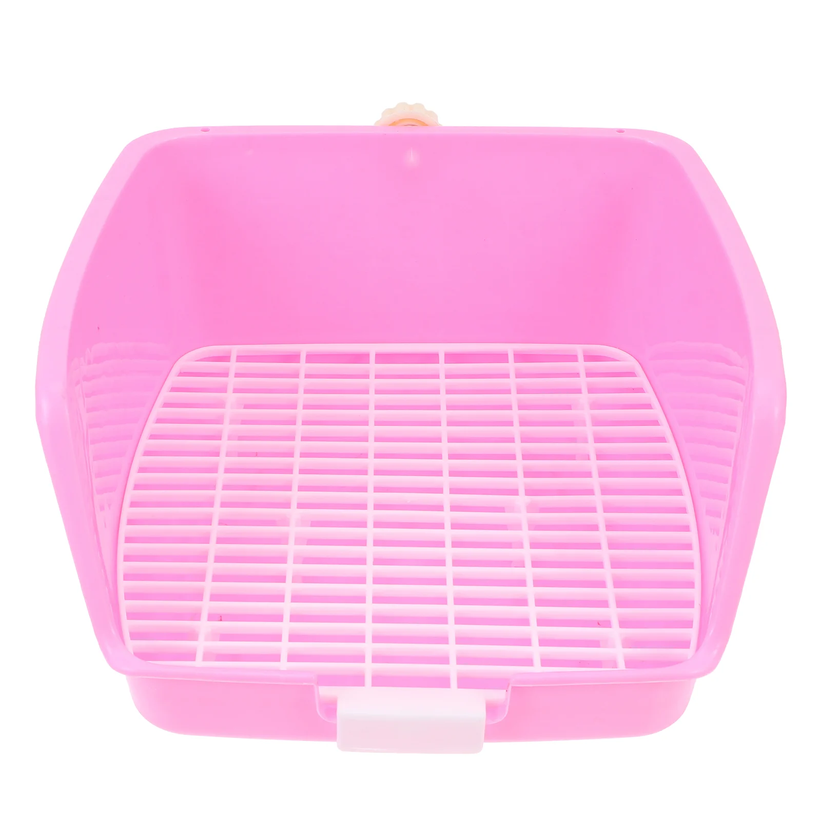 

Rabbit Square Toilet Small Animal Supply Potty Chinchilla Indoor Cage Basin Hedgehog Mini Animals Trash Tray Litter