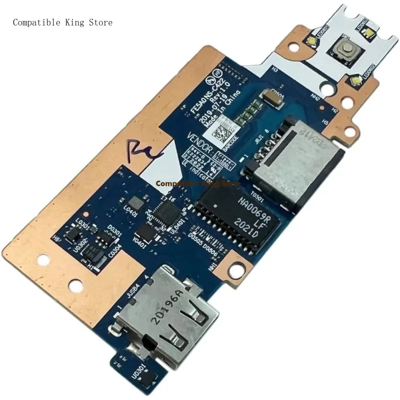 X Laptop USB Card Reader Board Module Replacement for Lenovo ThinkPad E15 20RD 20RE 5C50S73032 NS-C422