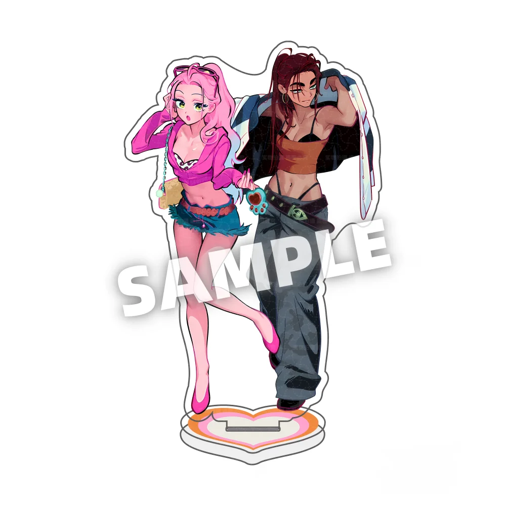 Anime ALIEN STAGE IVAN TILL LUKA SUA MIZI Geschenkspielzeug Acryl-Standmodell Actionfigur Ornament Zubehör Modell Desktop-Schlüsselanhänger