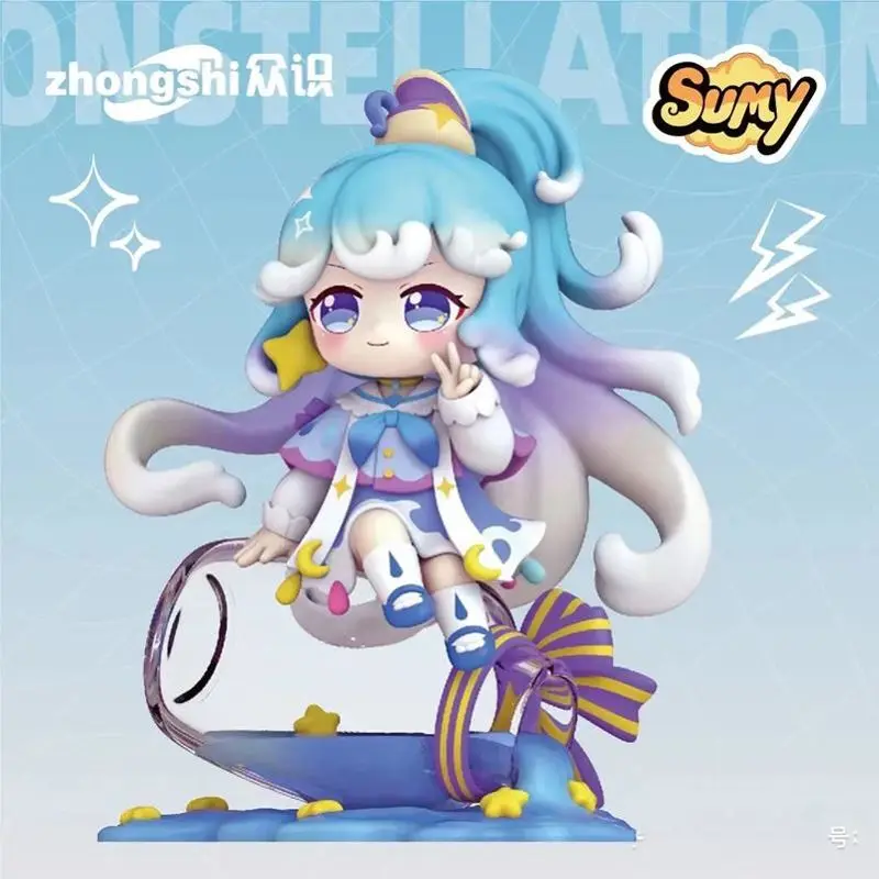 

Authentic Sumy Cute Girl Collectible Figures Trendy Blind Box Toys Zodiac Sign Collectibles Girls Gifts Handmade Art Toys