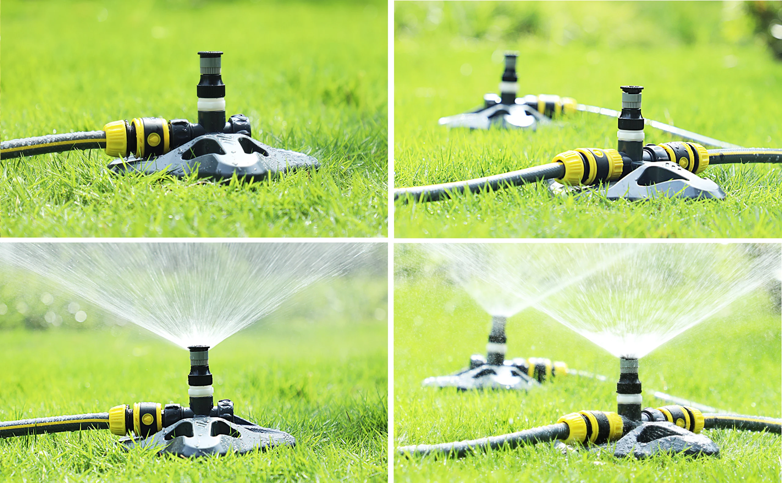 Bocal Difusor Giratório Ajustável, Jardim Lawn Farm, Pop Up Sprinkler, Acessórios de Conexão Rosca Fêmea, 0 a 360 Graus, 1Pc