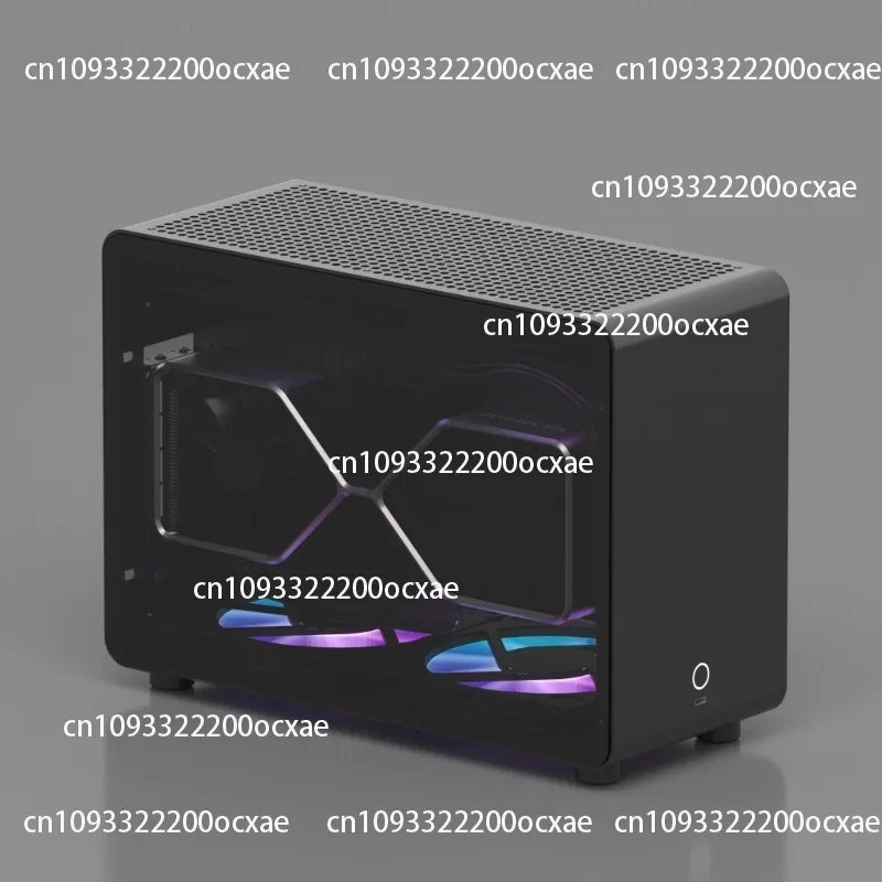 Gehäuse aus Aluminiumlegierung, A4, wassergekühlt, transparentes Gehäuse