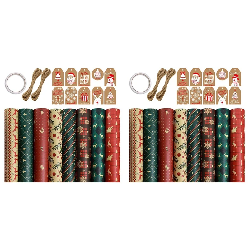 

AT13 16 Sheets Gift Wrapping Paper,For Christmas Birthday Party Wrapping Paper Gift Wrap Papers,Present Gift Wrapping Paper