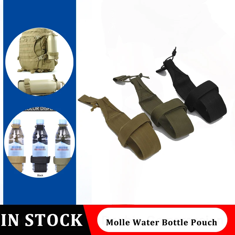 

Molle Water Bottle Pouch Bag Portable Hunting Travel Hiking Water Bottle Holder Kettle Carrier Adjustable Hydration Bags