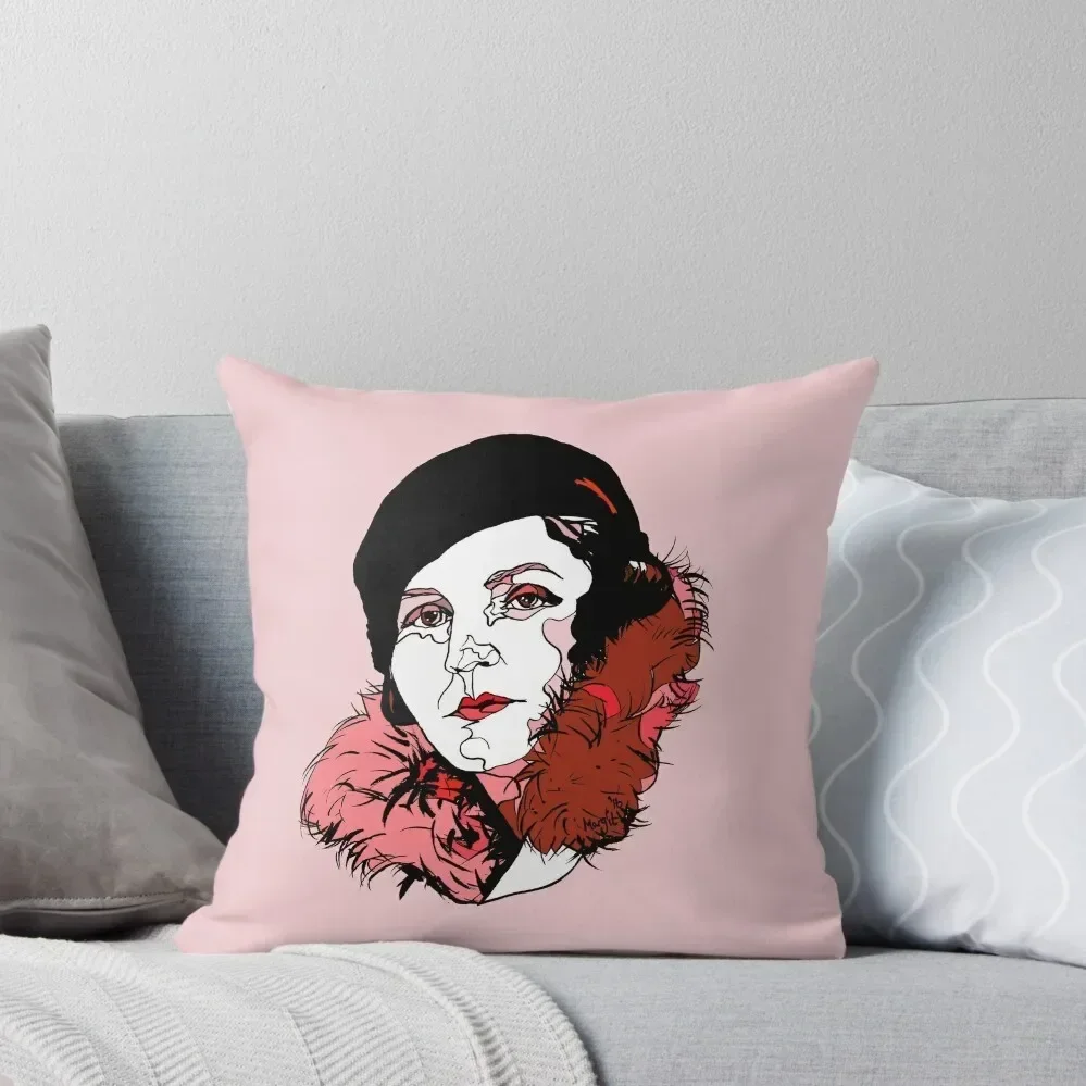 GermaineTailleferre French female composer Throw Pillow Christmas Cushion For Home Anime pillow