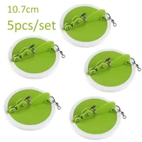 Fishingfans 5 unids/set 10,7 CM 150g Dipsy Diver mar accesorio de pesca direccional disco de pesca de curricán ajustable disco de buzo