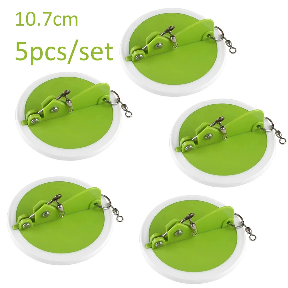 Fishingfans 5pcs /set 10.7CM 150g Dipsy Diver Sea Directional Fishing Accessory Adjustable trolling disc Diver disc