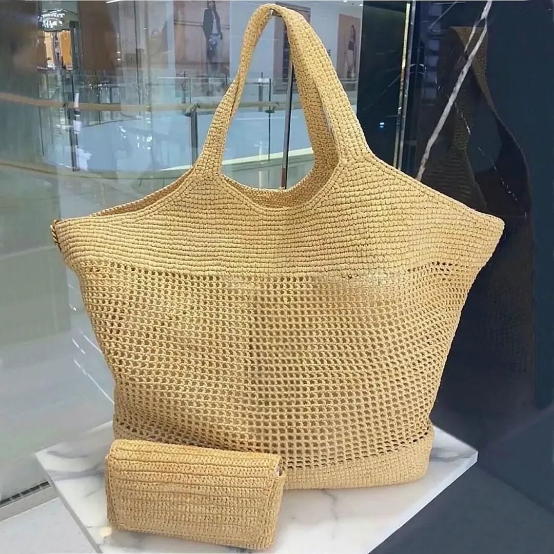 

Luxury Tote Bag Designer Bag Women Handbag Raffias Straw Bags Summer Beach Bag Large Capacity Totes Shopping Bag Shoulder Bags P