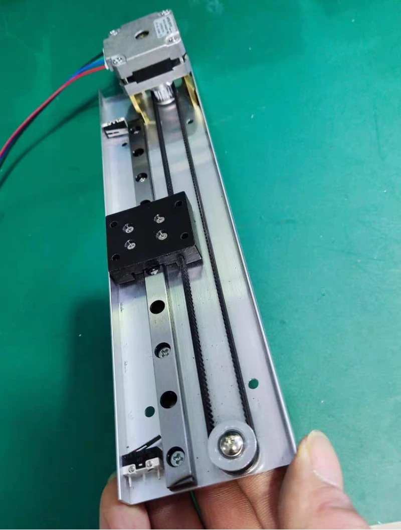 

Y39 Type Stepper Motor Linear Guide Slide Ultra-thin Design Precision Guide With Limit Switches At Both Ends